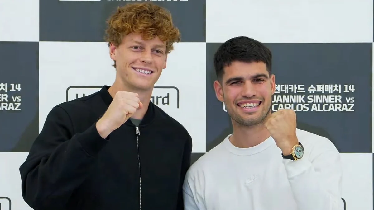 Jannik Sinner y Carlos Alcaraz comparados en el circuito ATP