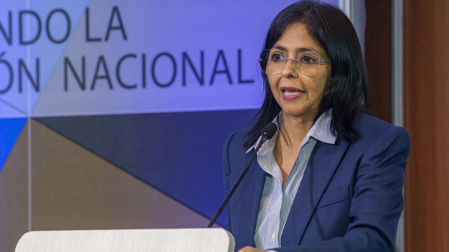 Delcy Rodríguez, presidenta interina de Venezuela. Delcy Rodríguez, presidenta interina de Venezuela.