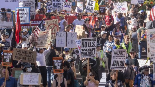 Protesta contra el ICE en EEUU