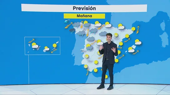 El tiempo este lunes. El tiempo este lunes.