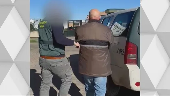 El detenido en Olvera por el asesinato de su mujer. El detenido en Olvera por el asesinato de su mujer.