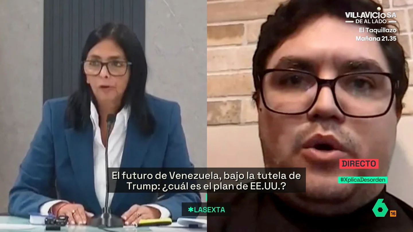 El periodista venezolano Luis Carlos Díaz: "Delcy Rodríguez está obligada a obedecer a EEUU" El periodista venezolano Luis Carlos Díaz: "Delcy Rodríguez está obligada a obedecer a EEUU"