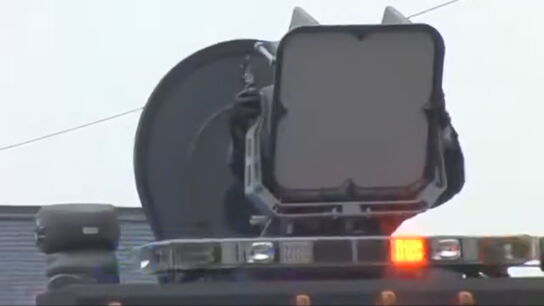 Im&aacute;genes de un arma s&oacute;nica.