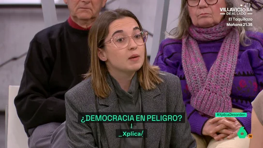 Sandra Ámez: "Todo el mundo defiende el término democracia hasta cuando están adoptando medidas totalitarias" Sandra Ámez: "Todo el mundo defiende el término democracia hasta cuando están adoptando medidas totalitarias"
