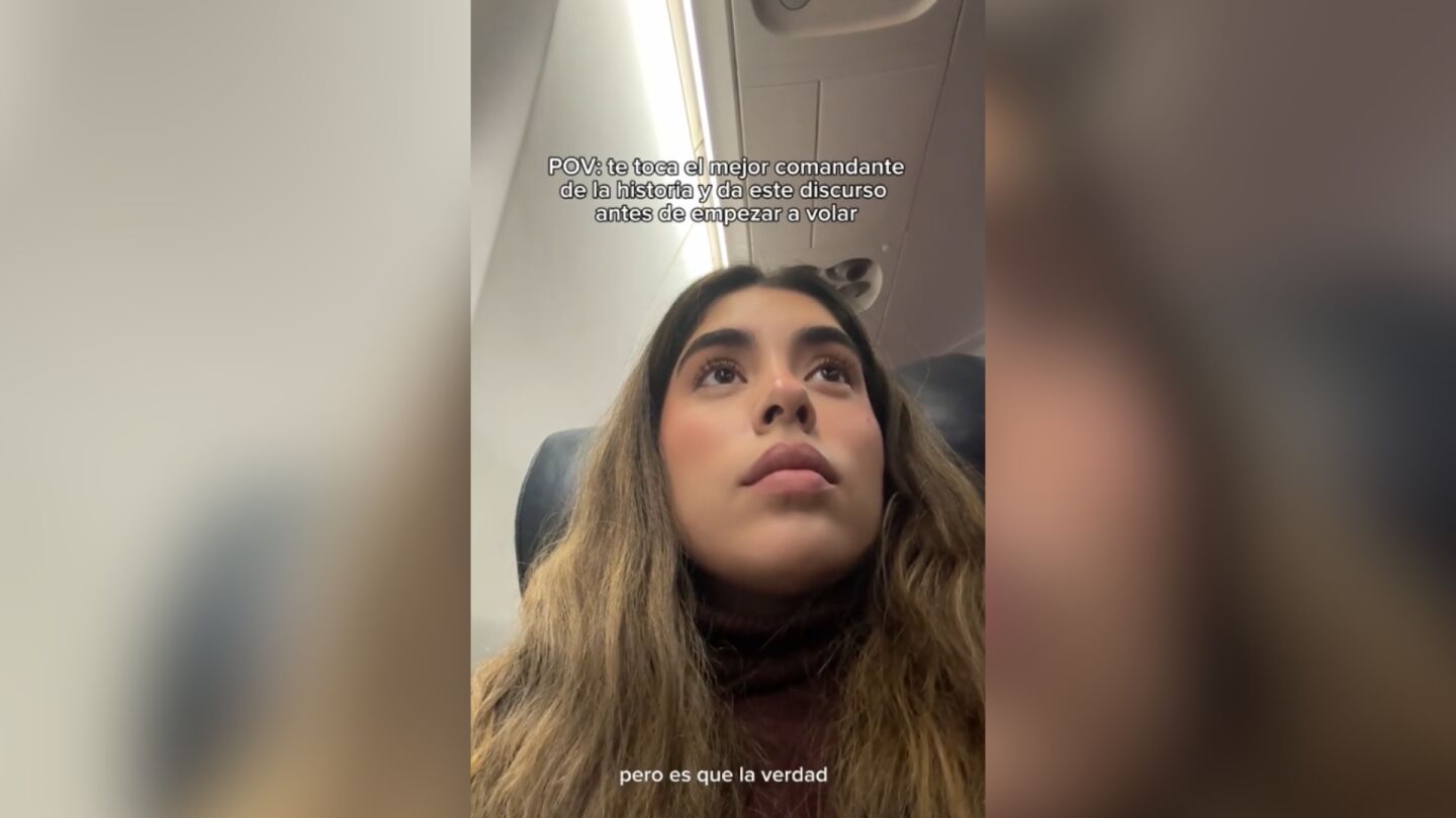 El mensaje de un piloto en pleno vuelo