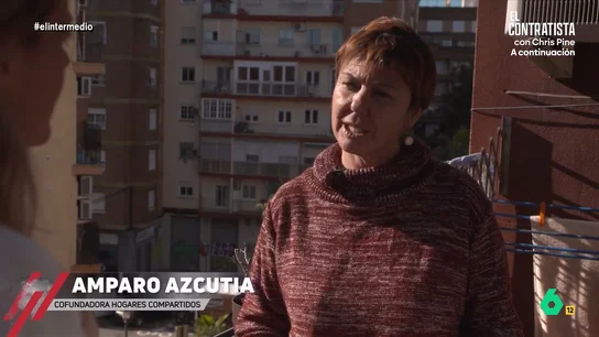 Amparo Azcutia, su ONG ofrece pisos de alquiler asequible a mayores: "Nos dicen que hacemos una labor que tiene que hacer la Administración" Andrea Ropero entrevista a Amparo Azcutia, cofundadora de la ONG 'Hogares comunes', que ofrece pisos compartidos con alquiler asequible a personas mayores de 60 con pocos ingresos.