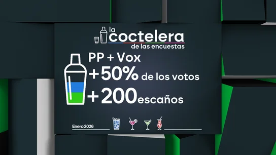 Los escaños que obtendrían PP y Vox, según las encuestas. Los escaños que obtendrían PP y Vox, según las encuestas.