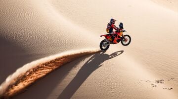 El piloto argentino Luciano Benavides (KTM), en el Rally Dakar 2026.