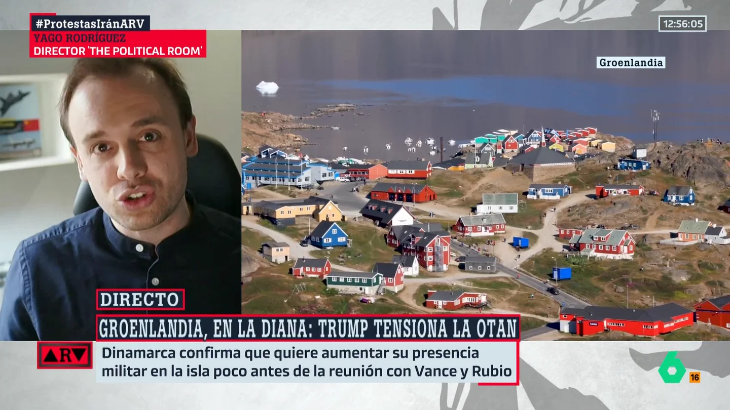 Yago Rodríguez, sobre la reunión de Vance en Groenlandia: "Marco Rubio está esperando a ver si provoca una crisis grave" Yago Rodríguez, sobre la reunión de Vance en Groenlandia: "Marco Rubio está esperando a ver si provoca una crisis grave"