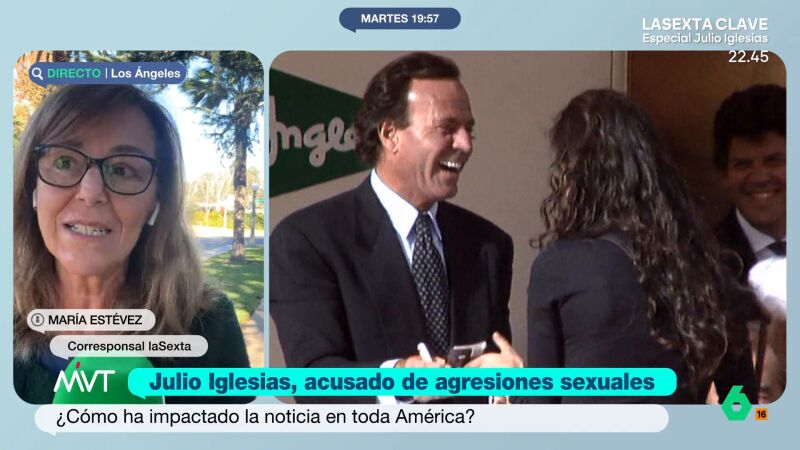 Mar&iacute;a Est&eacute;vez explica por qu&eacute; es dif&iacute;cil que Julio Iglesias recupere su prestigio en EEUU tras ser acusado de agresi&oacute;n sexual