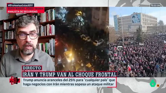 Pérez Triana afirma que se "está enfriando la ola de manifestaciones" en Irán: "Empieza a hacer mella esta represión brutal" Pérez Triana afirma que se "está enfriando la ola de manifestaciones" en Irán: "Empieza a hacer mella esta represión brutal"