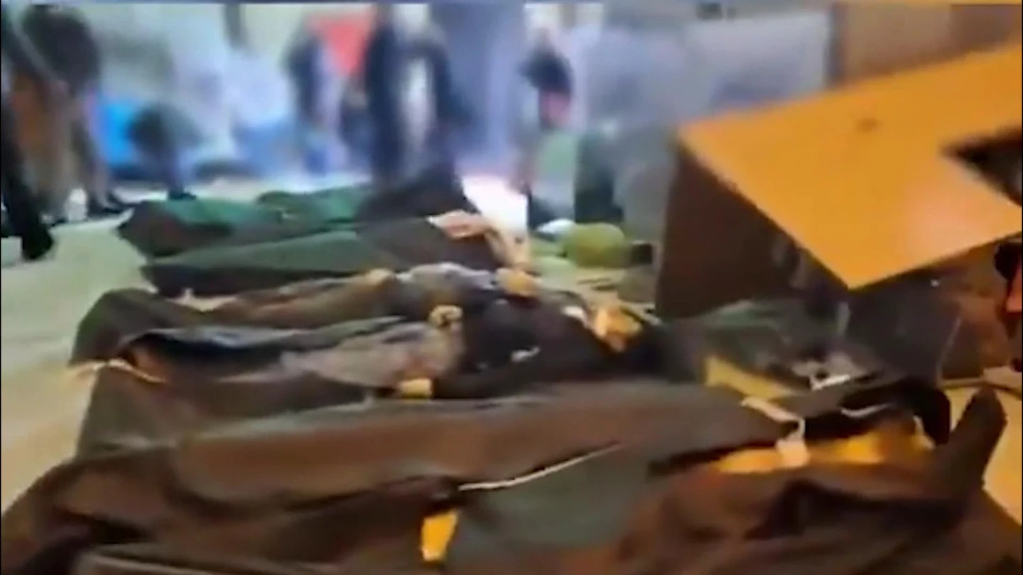 Cuerpos de víctimas de las protestas contra el régimen islámico en Irán Cuerpos de víctimas de las protestas contra el régimen islámico en Irán