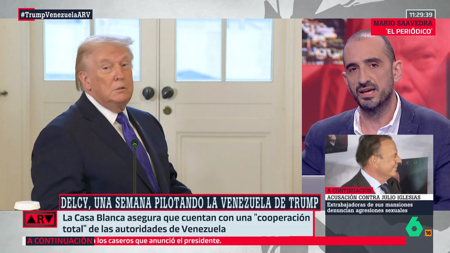 Mario Saavedra, sobre que Trump quiera "convertir EEUU en un 'petroestado'": "Las petroleras le han dicho que no se puede invertir en Venezuela" Mario Saavedra, sobre que Trump quiera "convertir EEUU en un 'petroestado'": "Las petroleras le han dicho que no se puede invertir en Venezuela"