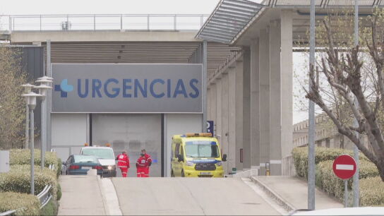 Imagen de la entrada de ambulancias a Urgencias del Hospital de Burgos
