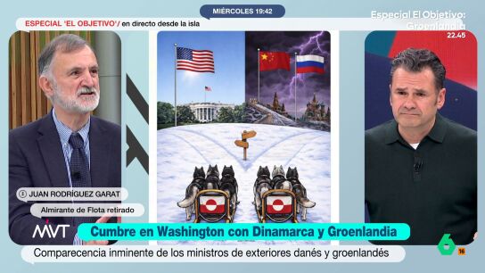 Juan Rodr&iacute;guez Garat, almirante de flota retirado, explica en este v&iacute;deo qu&eacute; potencias se beneficiar&iacute;an de una invasi&oacute;n de Estados Unidos en Groenlandia: "Perjudicar&iacute;a a las democracias y beneficiar&iacute;a a las autocracias".