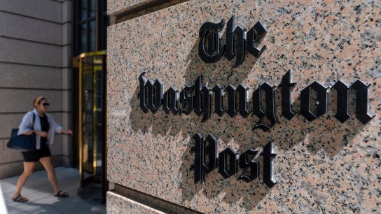 Fachada de 'The Washington Post', en una imagen de archivo.