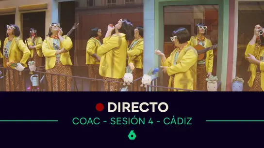 COAC 2026 | Quién actúa hoy en la 4.ª sesión de preliminares del Concurso del Carnaval de Cádiz COAC 2026 | Quién actúa hoy en la 4.ª sesión de preliminares del Concurso del Carnaval de Cádiz