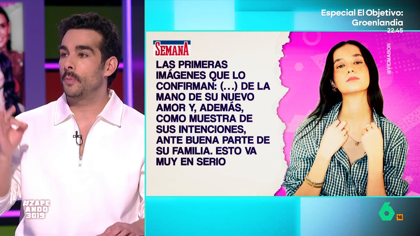 Juan Sanguino da detalles sobre Jorge Navalpotro, el nuevo novio de Victoria Federica: "Es una relación bastante seria" Juan Sanguino analiza en este vídeo la exclusiva de la revista 'Semana' sobre el viaje de Victoria Federica y su nuevo novio, Jorge Navalpotro a Abu Dabi para celebrar el cumpleaños del rey Juan Carlos, lo que indicaría que es una relación seria.
