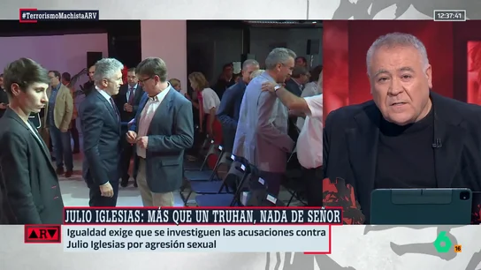 Ferreras, a la ministra de Igualdad: "¿No tiene nada que decir de Paco Salazar? ¿Solo de Julio Iglesias?" Ferreras, a la ministra de Igualdad: "¿No tiene nada que decir de Paco Salazar? ¿Solo de Julio Iglesias?"
