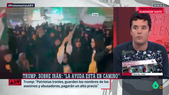 Emilio Doménech, sobre Irán: "Donald Trump ve la posibilidad de derrotar a los ayatolás y poner un gobierno títere" Emilio Doménech, sobre Irán: "Donald Trump ve la posibilidad de derrotar a los ayatolás y poner un gobierno títere"