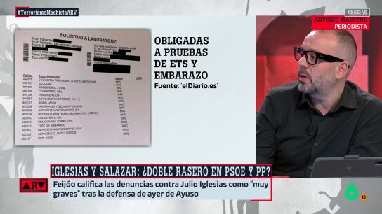 Maestre, tras defender Ayuso a Julio Iglesias: "No le importa ponerse de lado de presuntos violadores con tal de tener ventaja en la batalla cultural"
