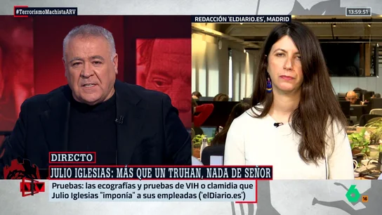 Ana Requena, sobre las denunciantes de los presuntos abusos de Julio Iglesias: "Se están protegiendo, sabían que iba a tener mucha repercusión" Ana Requena, sobre las denunciantes de los presuntos abusos de Julio Iglesias: "Se están protegiendo, sabían que iba a tener mucha repercusión"