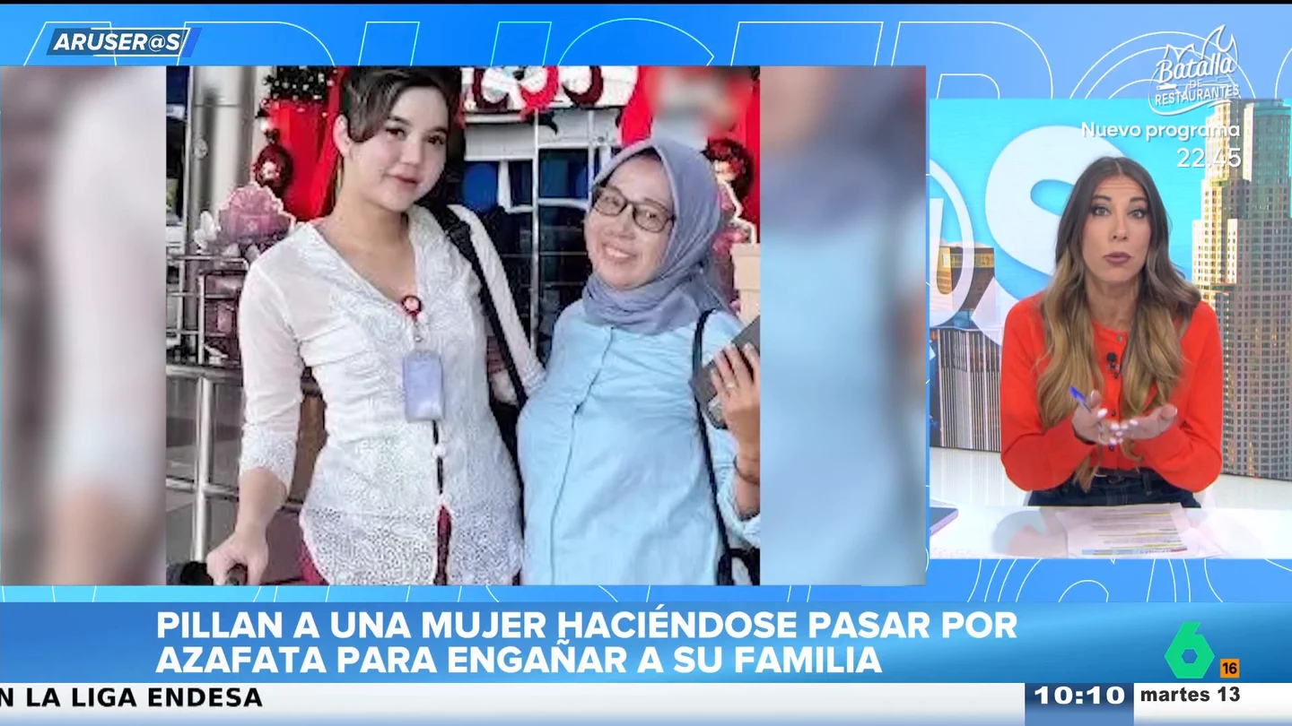 Pillan a una mujer haciéndose pasar por azafata para engañar a su familia Pillan a una mujer haciéndose pasar por azafata para engañar a su familia
