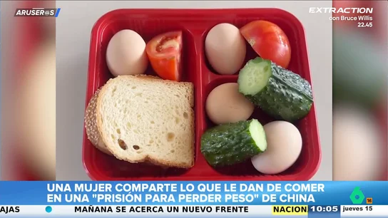 Una joven comparte lo que le dan de comer en el "campamento intensivo" voluntario para perder peso Una joven comparte lo que le dan de comer en el "campamento intensivo" voluntario para perder peso