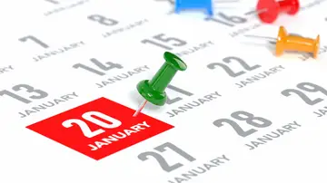 Calendario 20 de enero Calendario 20 de enero