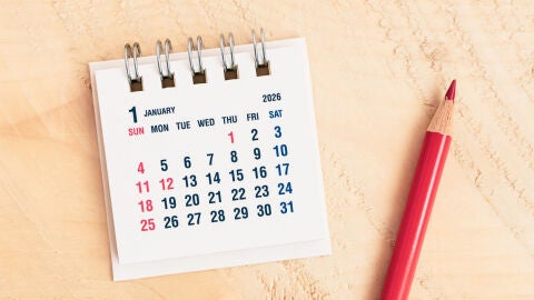 Calendario mes de enero de 2026