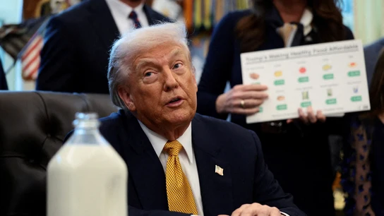 El presidente de Estados Unidos, Donald Trump, en el Despacho Oval de la Casa Blanca El presidente de Estados Unidos, Donald Trump, en el Despacho Oval de la Casa Blanca