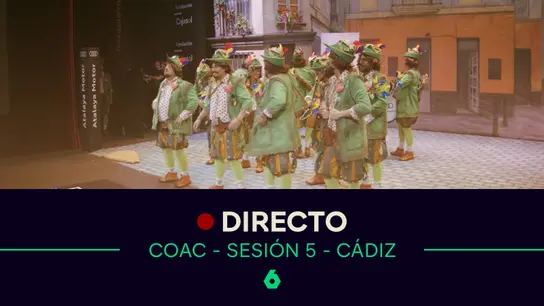 COAC 2026 | ¿Quién actúa hoy, jueves? Orden de actuación de la 5.ª sesión de la fase preliminar del Carnaval de Cádiz COAC 2026 | ¿Quién actúa hoy, jueves? Orden de actuación de la 5.ª sesión de la fase preliminar del Carnaval de Cádiz