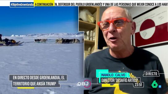 El explorador Manolo Calvo, sobre el pueblo inuit en Groenlandia: "Son los verdaderos h&eacute;roes del &Aacute;rtico, junto con sus perros"