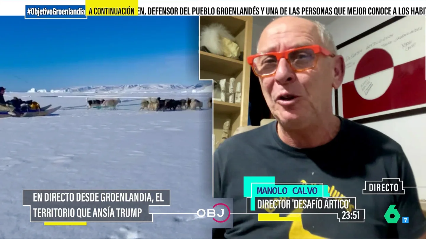 El explorador Manolo Calvo, sobre el pueblo inuit en Groenlandia: "Son los verdaderos héroes del Ártico, junto con sus perros" El explorador Manolo Calvo, sobre el pueblo inuit en Groenlandia: "Son los verdaderos héroes del Ártico, junto con sus perros"