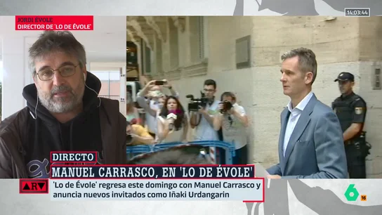 Jordi Évole, sobre su entrevista a Iñaki Urdangarin: "Es la historia de una persona que convirtieron en cabeza de turco en la Casa Real" Jordi Évole, sobre su entrevista a Iñaki Urdangarin: "Es la historia de una persona que convirtieron en cabeza de turco en la Casa Real"