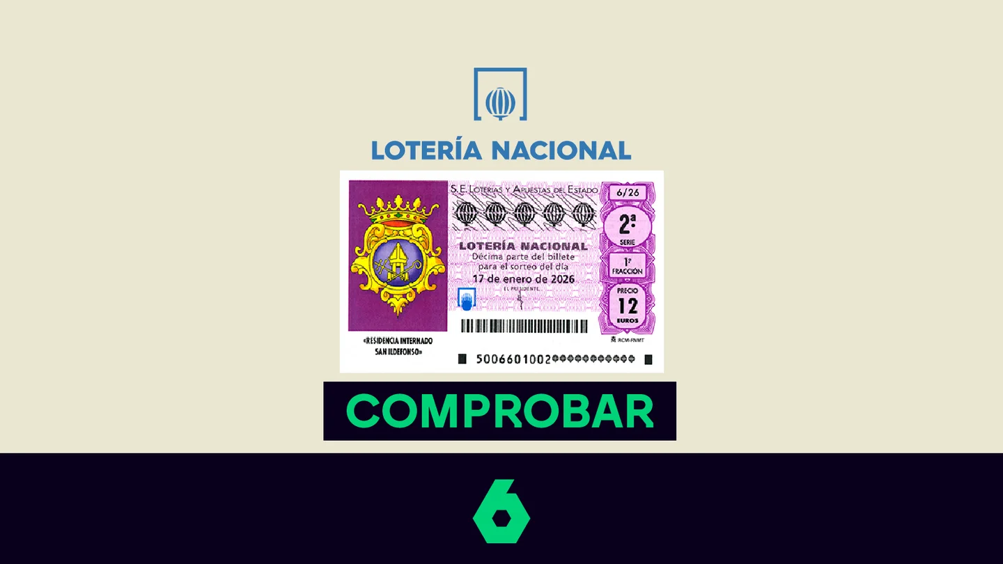 Comprueba el resultado de la Lotería Nacional de los Niños de San Ildefonso (17 de enero de 2026). Comprueba el resultado de la Lotería Nacional de los Niños de San Ildefonso (17 de enero de 2026).