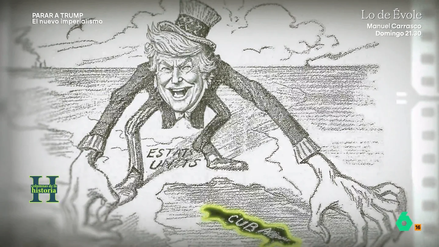 125 años de imperialismo estadounidense y obsesión por Cuba: de Trump al presidente que declaró la guerra a España laSexta Columna establece en este vídeo un paralelismo entre los presidentes Donald Trump y William McKinley, separados por 125 años pero con muchas cosas en común, desde los aranceles a su obsesión por Cuba.