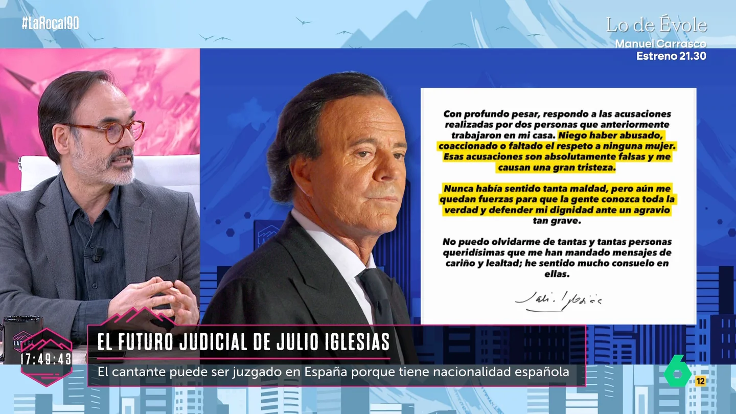 Fernando Garea, muy crítico con quienes dicen que Julio Iglesias "no necesitaba" cometer agresiones sexuales y compran el discurso de "si eres guapo y rico, no violas" Fernando Garea, muy crítico con quienes dicen que Julio Iglesias "no necesitaba" cometer agresiones sexuales y compran el discurso de "si eres guapo y rico, no violas"