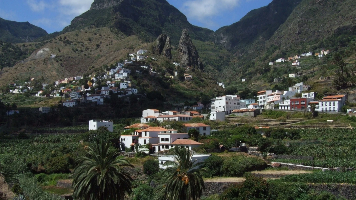 Imagen de archivo de la Isla de la Gomera Imagen de archivo de la Isla de la Gomera