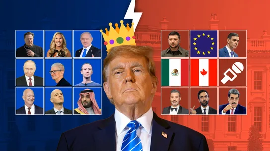 Amigos y enemigos del presidente de Estados Unidos, Donald Trump. Amigos y enemigos del presidente de Estados Unidos, Donald Trump.