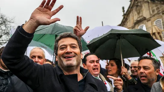 El candidato presidencial de Chega, André Ventura El candidato presidencial de Chega, André Ventura