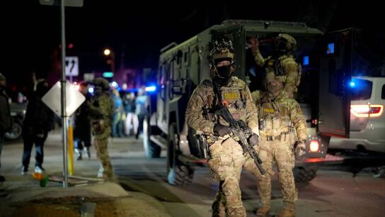 Agentes de ICE en Minneapolis, Estados Unidos.