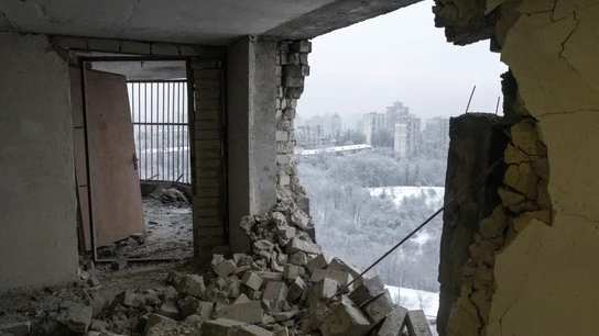 Consecuencias de un ataque ruso con drones en territorio ucraniano. Consecuencias de un ataque ruso con drones en territorio ucraniano.