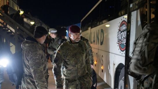 Soldados alemanes, en Nuuk