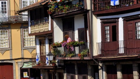Balcones en la Plaza de Santiago