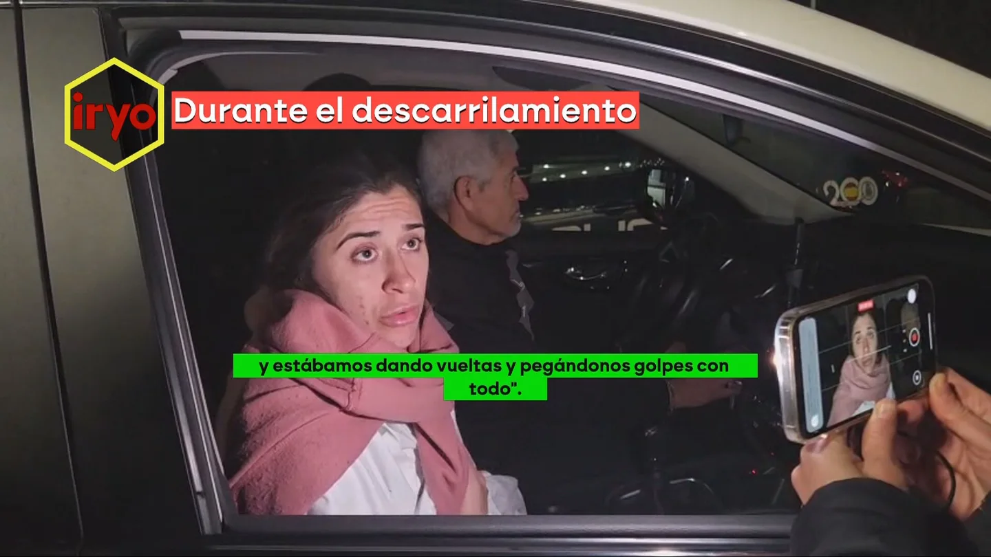 "Pensé que me iba a morir", "todo vibraba", "no podía moverme": Ana, Lucas y Nuria relatan su experiencia en Iryo y Alvia "Pensé que me iba a morir", "todo vibraba", "no podía moverme": Ana, Lucas y Nuria relatan su experiencia en Iryo y Alvia