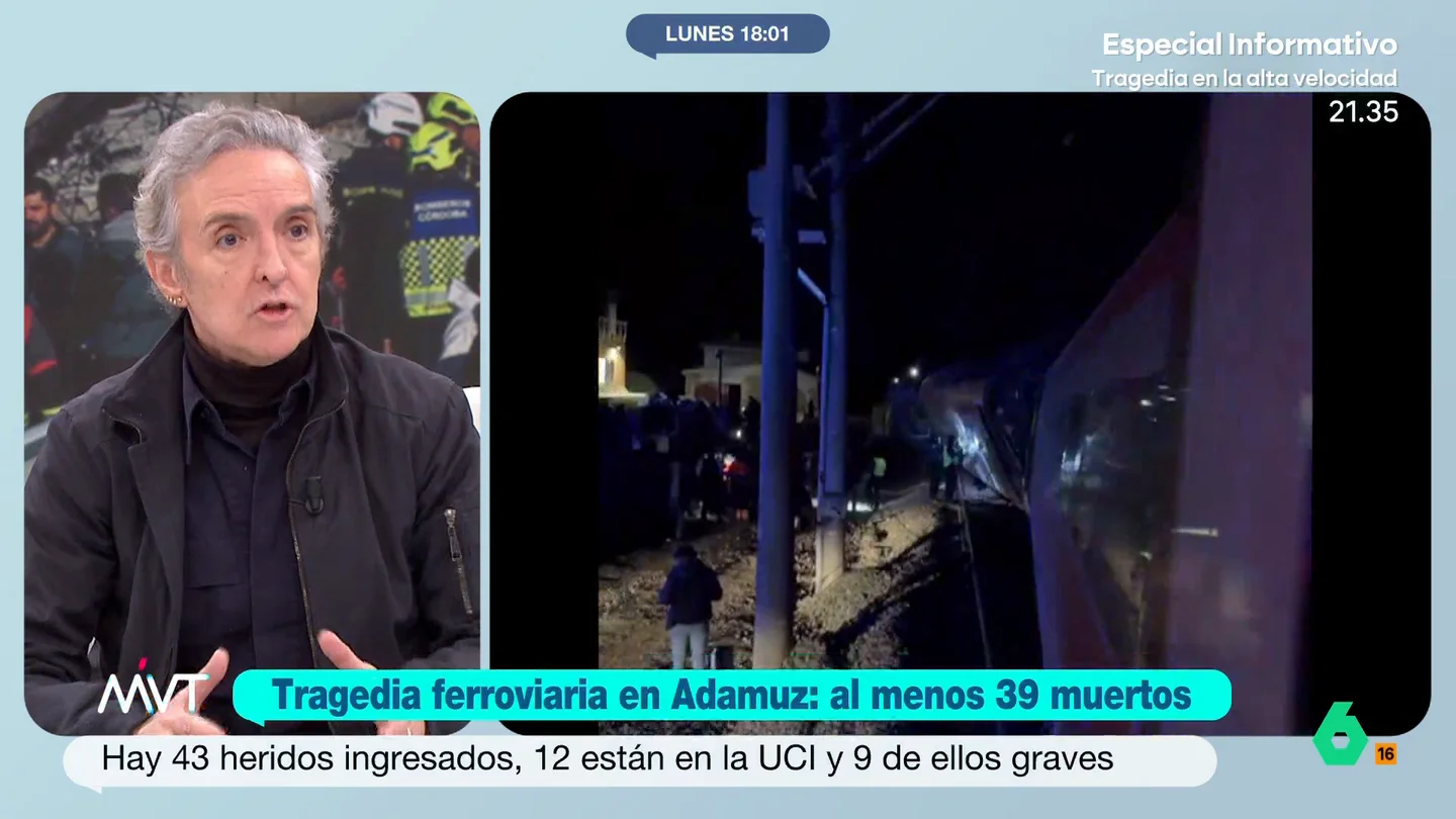 Ramoncín pide "no enmierdar" la tragedia ferroviaria: "Hay gente que ve esto una oportunidad para insultar al Gobierno" Ramoncín destaca el ejemplo de la solidaridad de la gente ayudando a las víctimas y de la gestión conjunta de Gobierno y Junta de Andalucía y pide "fiarse de los medios fiables" porque "se están empezando a decir cosas atroces".