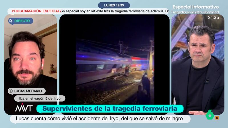 Un superviviente del Iryo vio a la ni&ntilde;a que ha perdido a su familia: "Estaba con una mujer que dec&iacute;a 'no s&eacute; qu&eacute; hacer con ella'"
