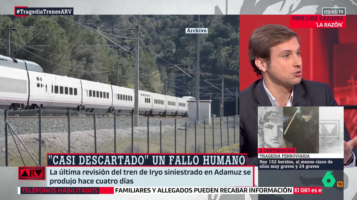 Pepe Luis Vázquez confiesa que el accidente de Córdoba "podría haber sido mucho más trágico" si el descarrilamiento se hubiera producido en la zona de puentes Pepe Luis Vázquez confiesa que el accidente de Córdoba "podría haber sido mucho más trágico" si el descarrilamiento se hubiera producido en la zona de puentes