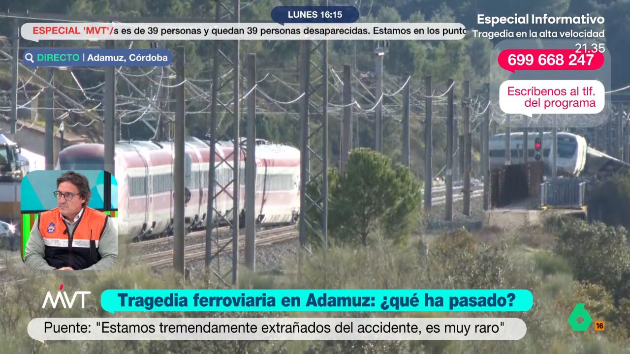 Raúl Esteban, jefe de Emergencias, sobre el descarrilamiento de Adamuz: "Los primeros tres cuartos de hora han tenido que ser dantescos"